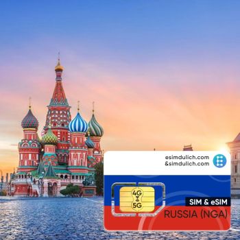 Sim Du Lịch Nga 15 Ngày Tốc Độ Cao (Russia)